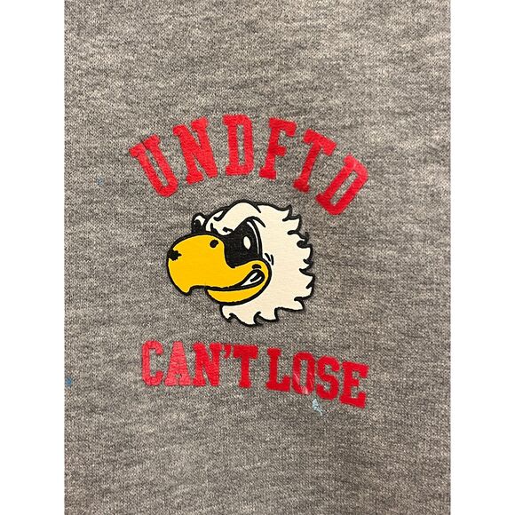 UNDEFEATED Gray Full Zip Cardigan Hoodie Top  Mens Size Large - Picture 4 of 13